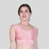 Baby pink sleeveless blouse online