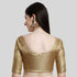 Gold Brocade round neck blouse