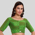 Green Jacquard Readymade blouse