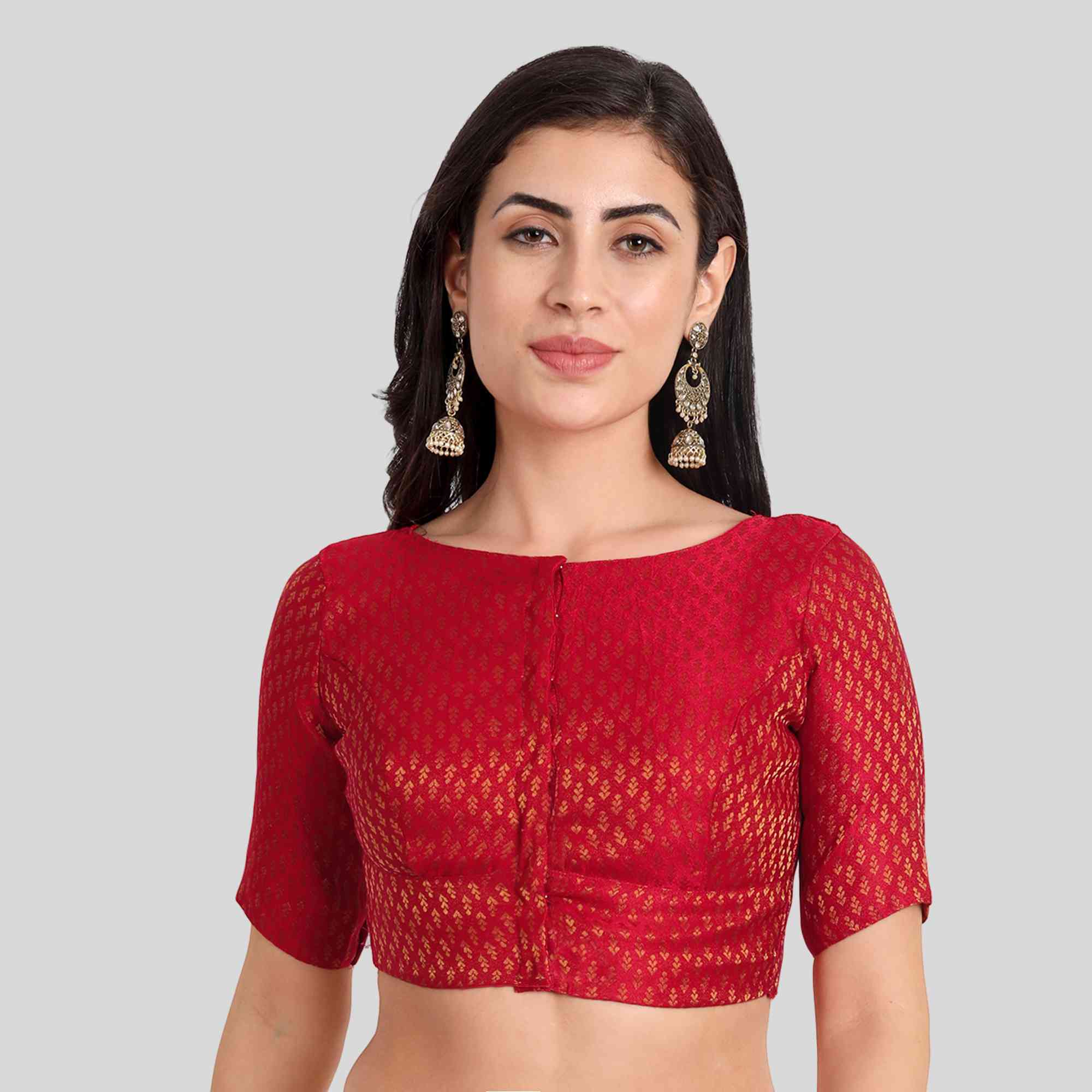 Latest Blouse Trendy Boat Neck Blouse Designs Stylish Blouse High