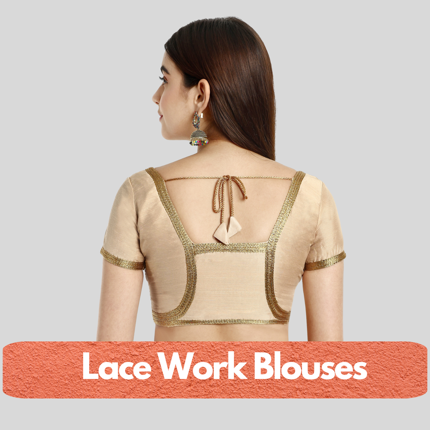 Lace work grand blouses