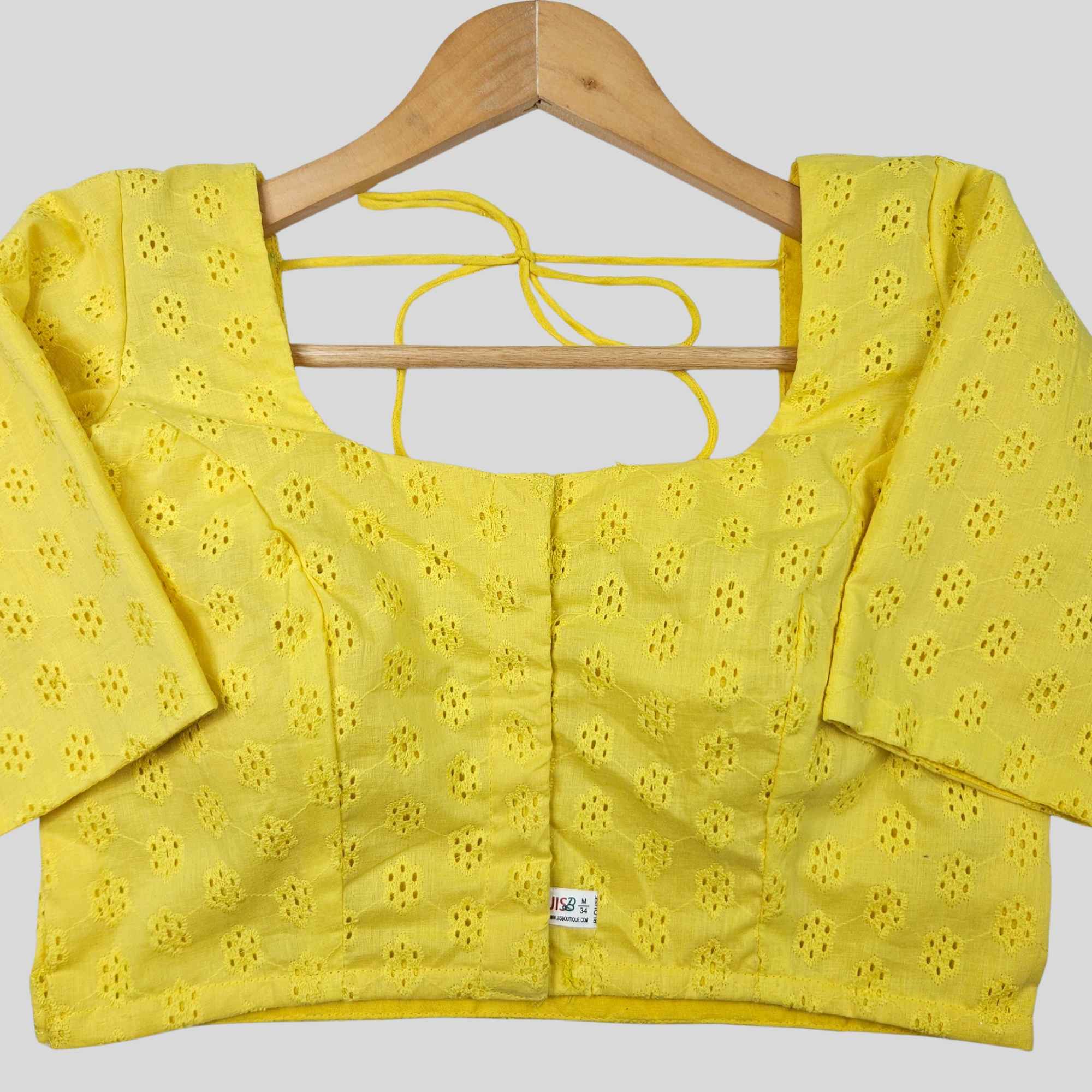 Cotton Hakoba Readymade Elbow Sleeve Blouse