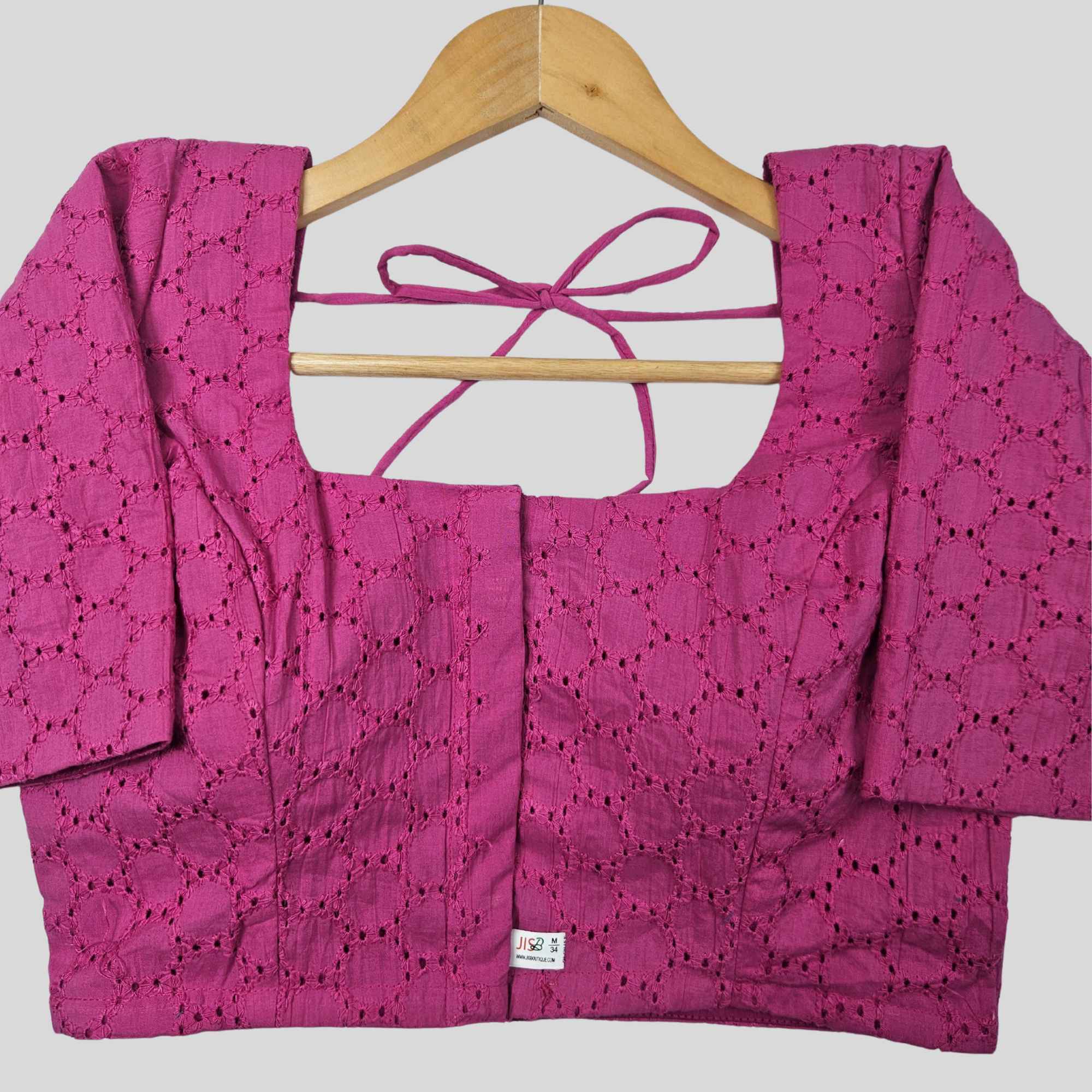 Cotton Hakoba Readymade Elbow Sleeve Blouse