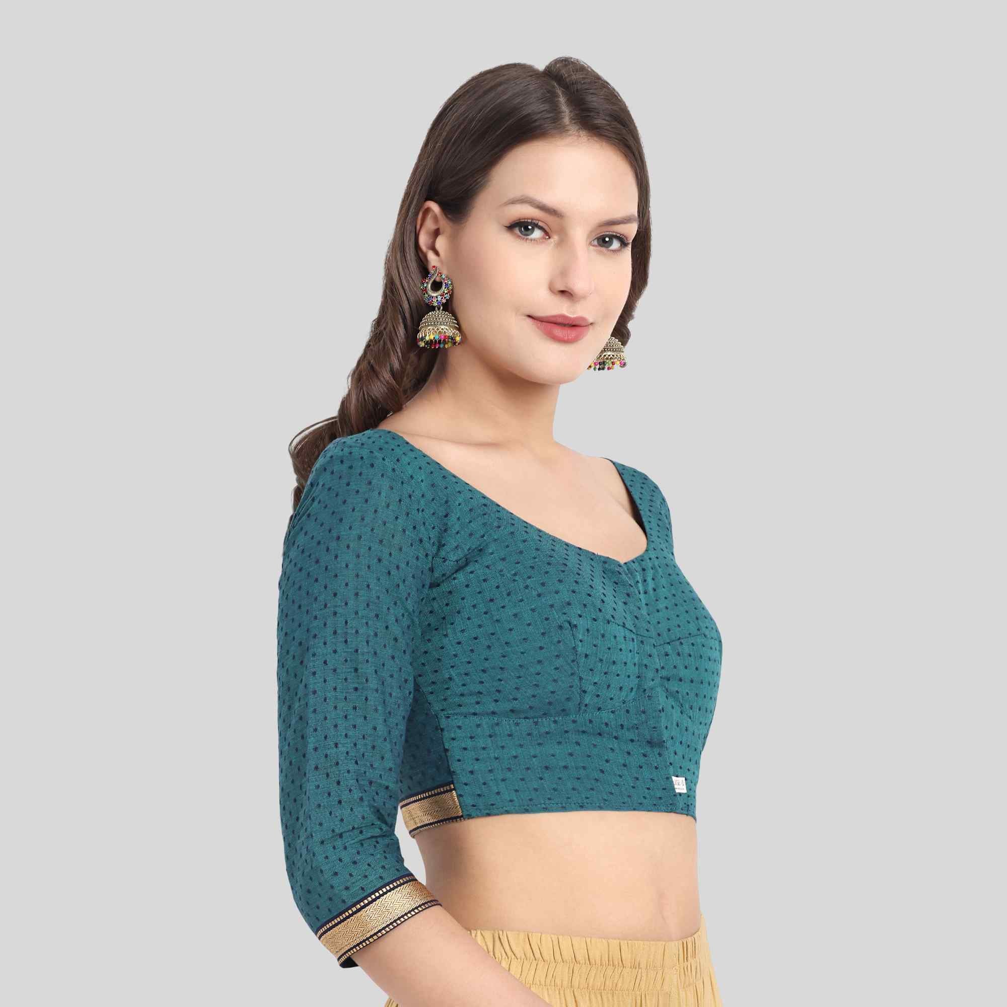 Mangalagiri Border blouse