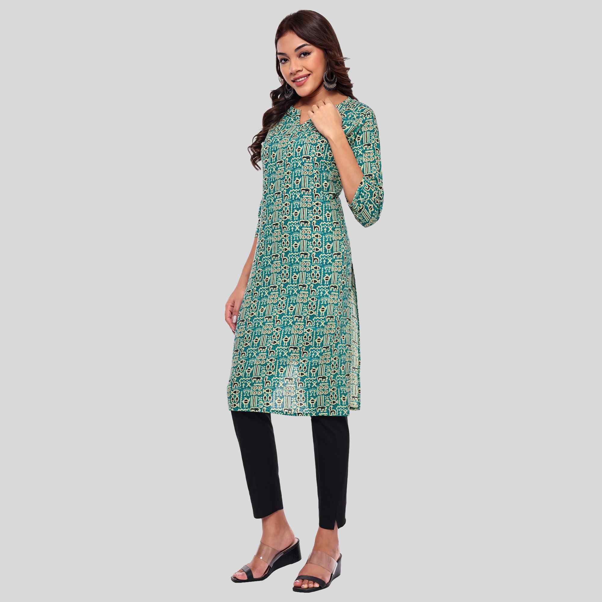 printed cotton kurti