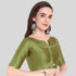 JISB Soft Silk Pleated Sleeves Readymade Blouse
