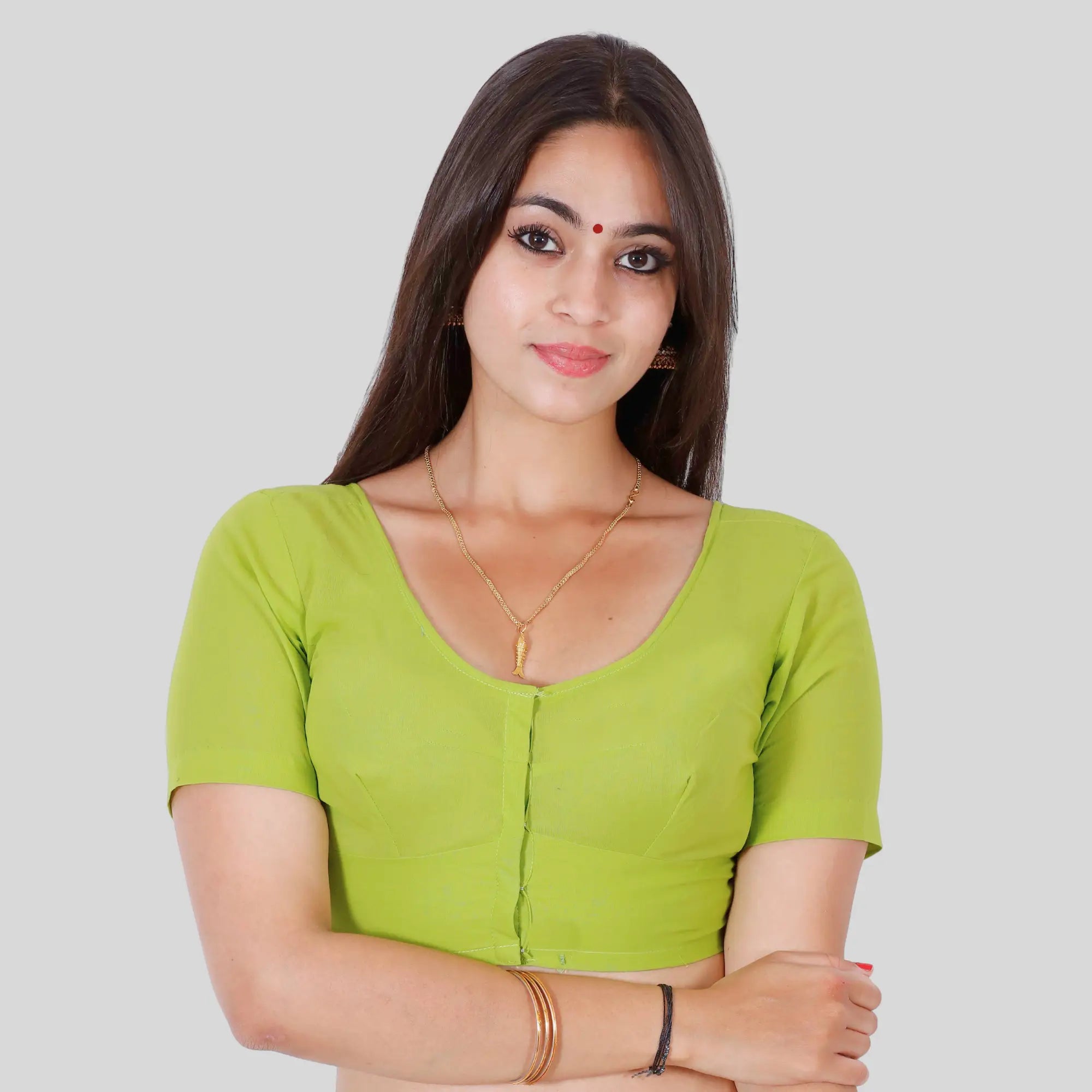 Light Green saree blouse