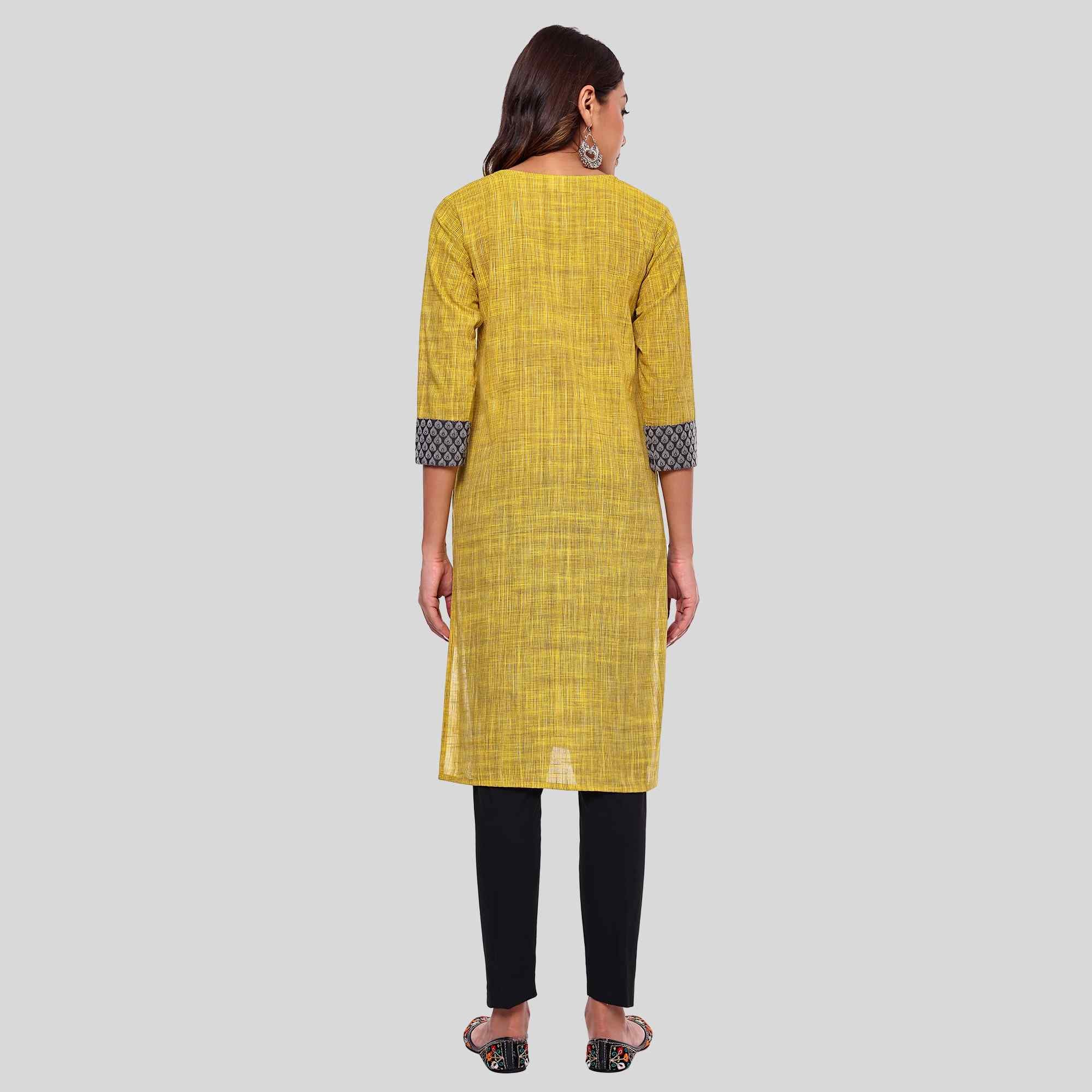 Straight cut kurti