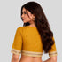 JISB Ikkat Border Princess High Neck Blouse