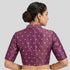 Tissue butta High neck Elbow Sleeve Blouse