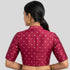 Tissue butta High neck Elbow Sleeve Blouse