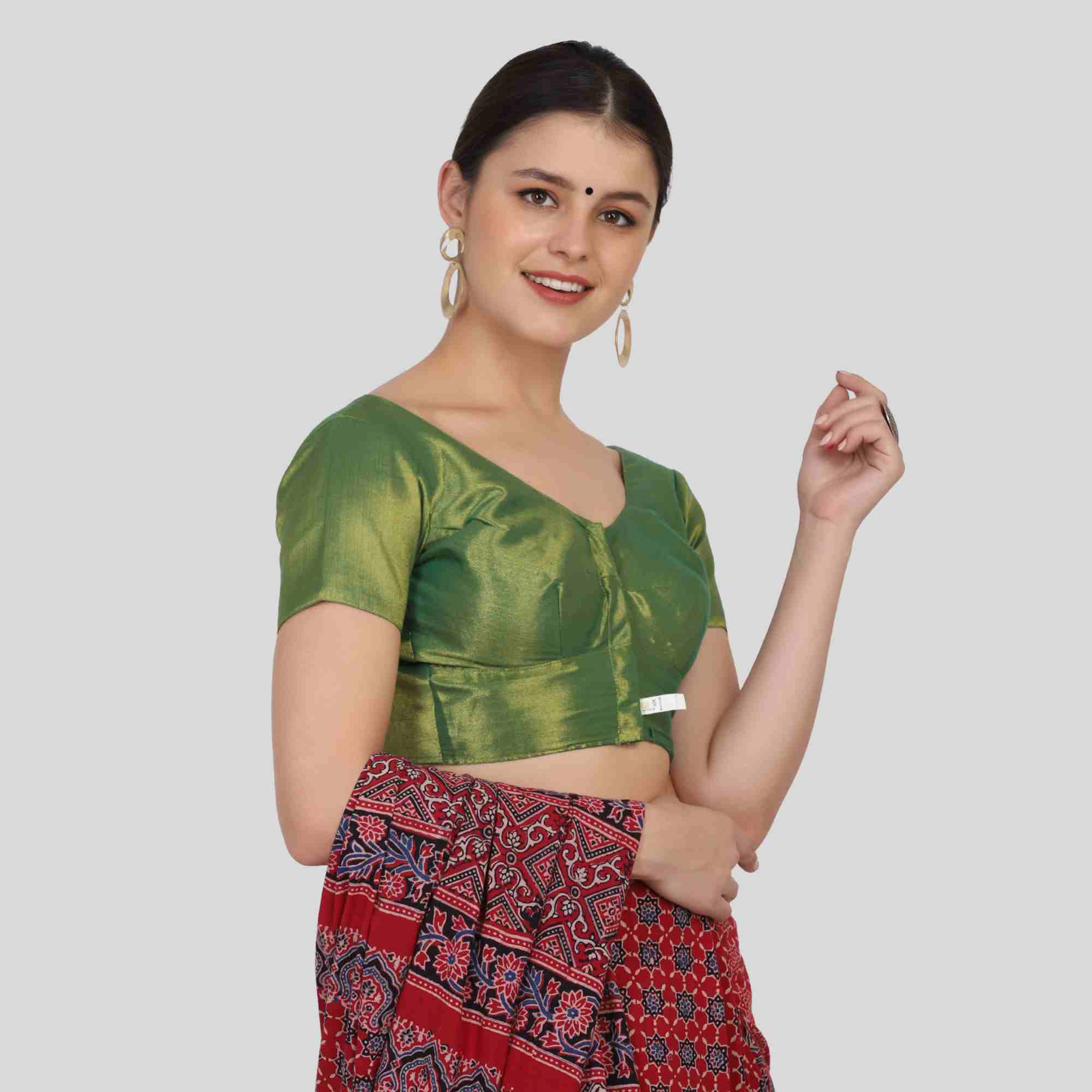 Green Tissue blouse online
