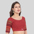 Red readymade blouse online