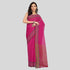 JISB Ikkat Border Cotton Sarees