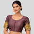 Embroidery Silk Cotton Readymade Blouse,Made To Order