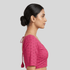 Cotton Hakoba Readymade Elbow Sleeve Blouse
