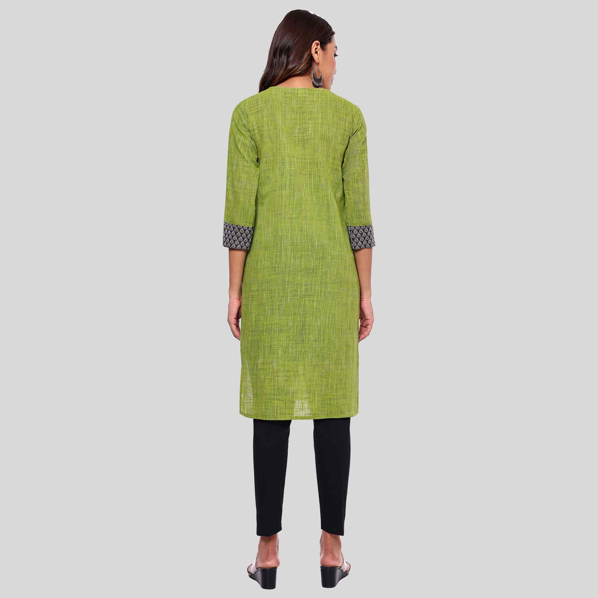 Straight cut kurti