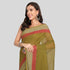 JISB Stripe Border Plain Cotton Saree