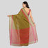 JISB Stripe Border Plain Cotton Saree