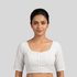 Cotton Hakoba Readymade Elbow Sleeve Blouse