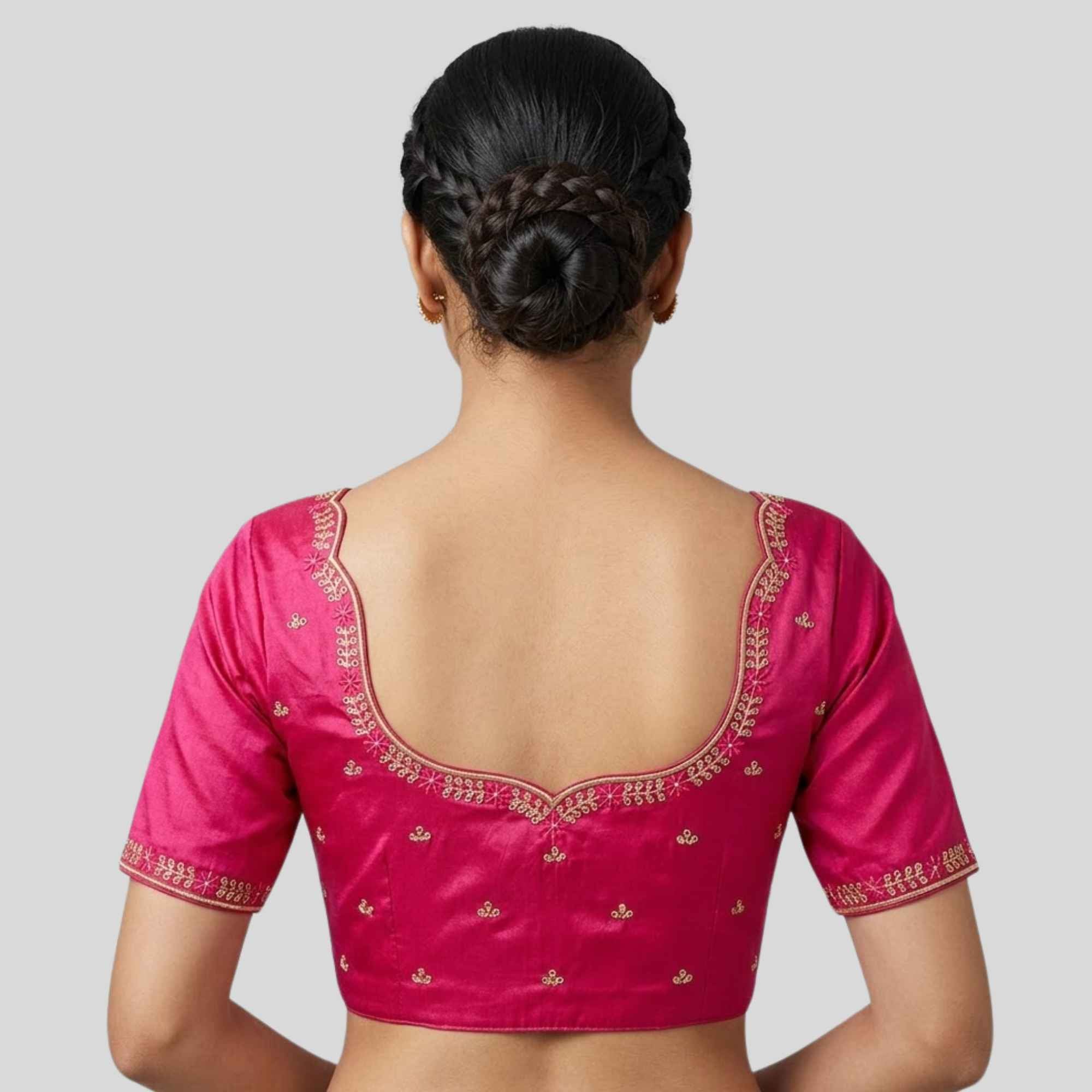 back embroidery bouse