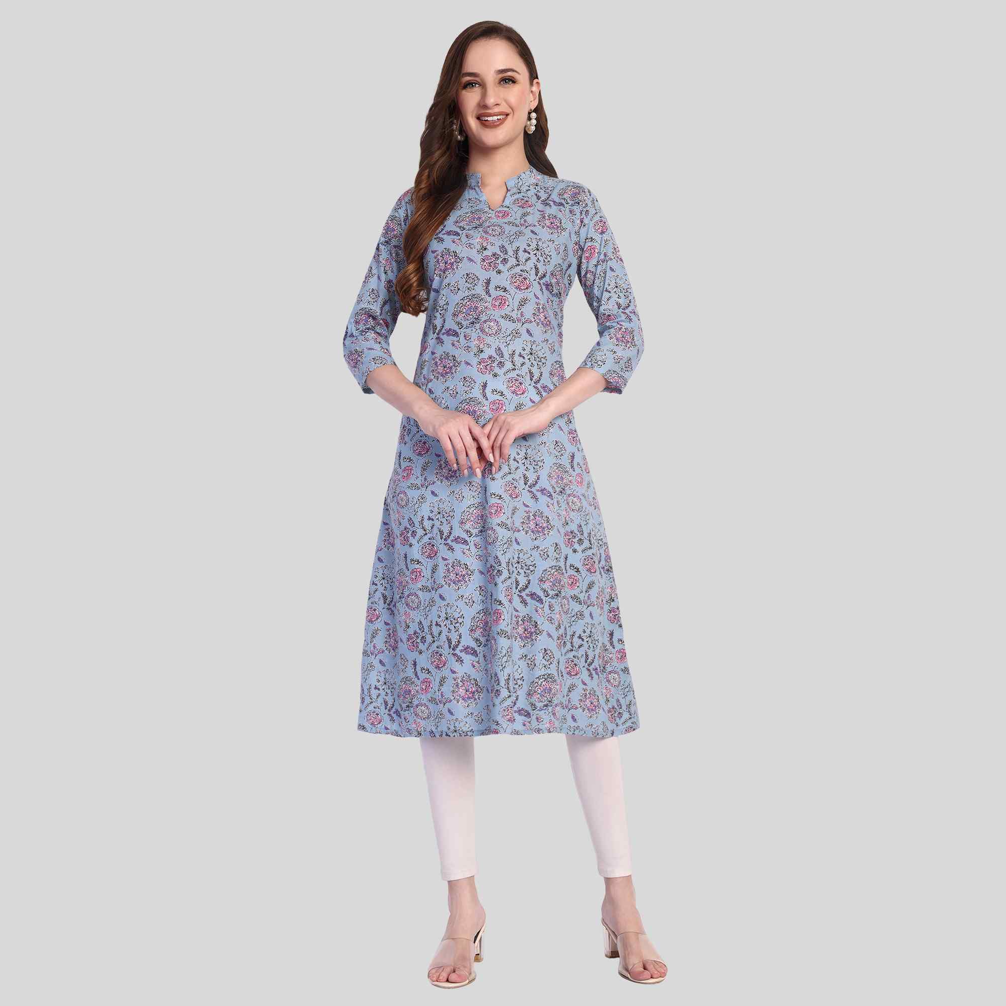 Floral Print Kurti 