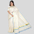 Kerala saree with fringes 