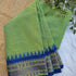 JISB Checkered Chettinad Cotton Sarees With Running Blouse