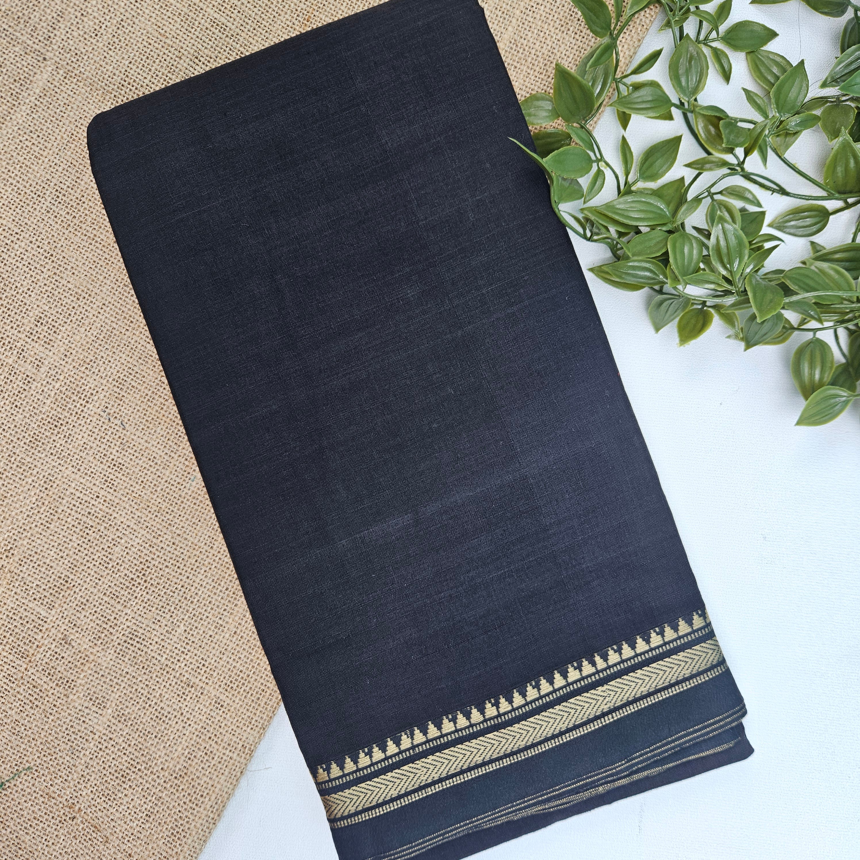 JISB Narayanpet Small Border Cotton Saree