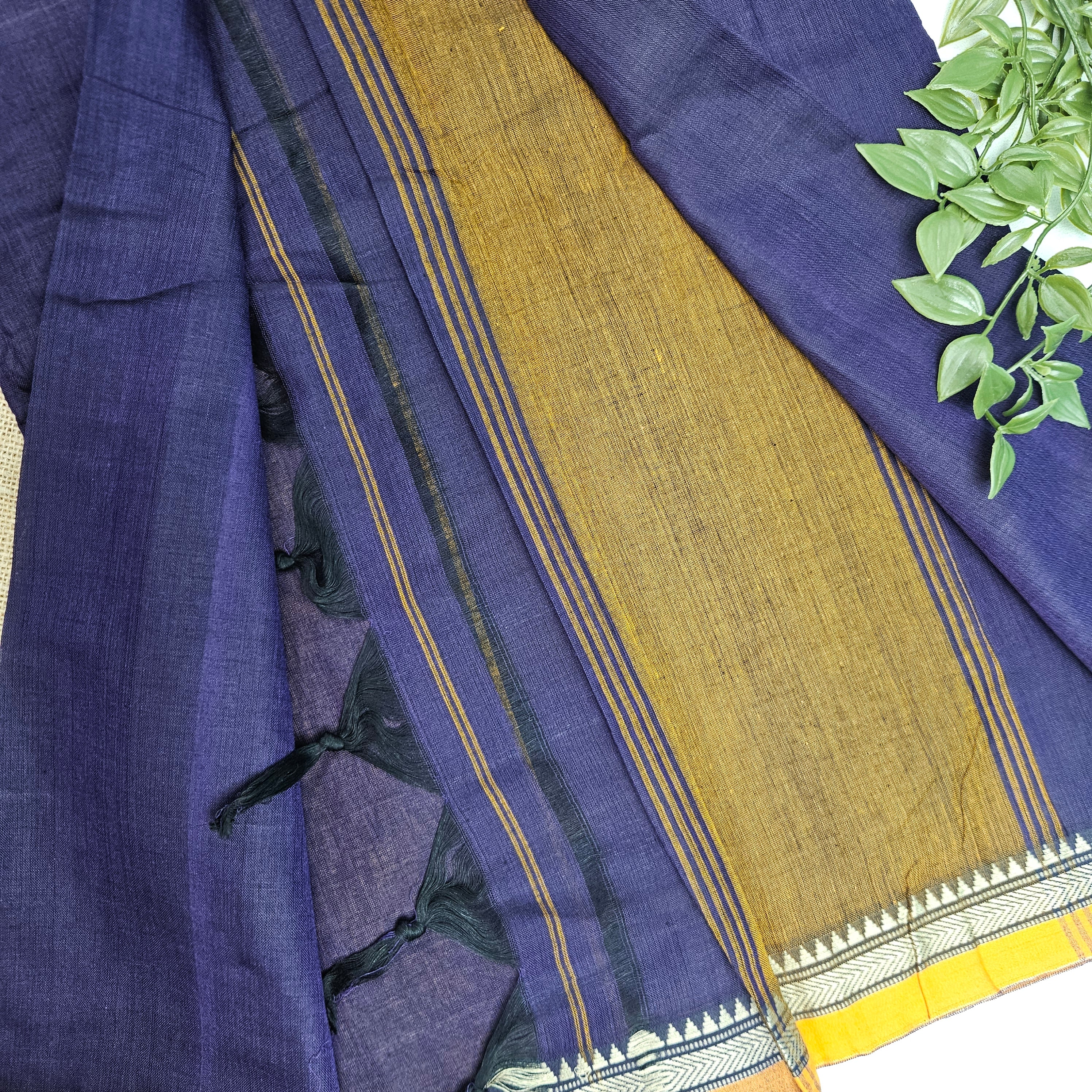 JISB Narayanpet Small Border Cotton Saree