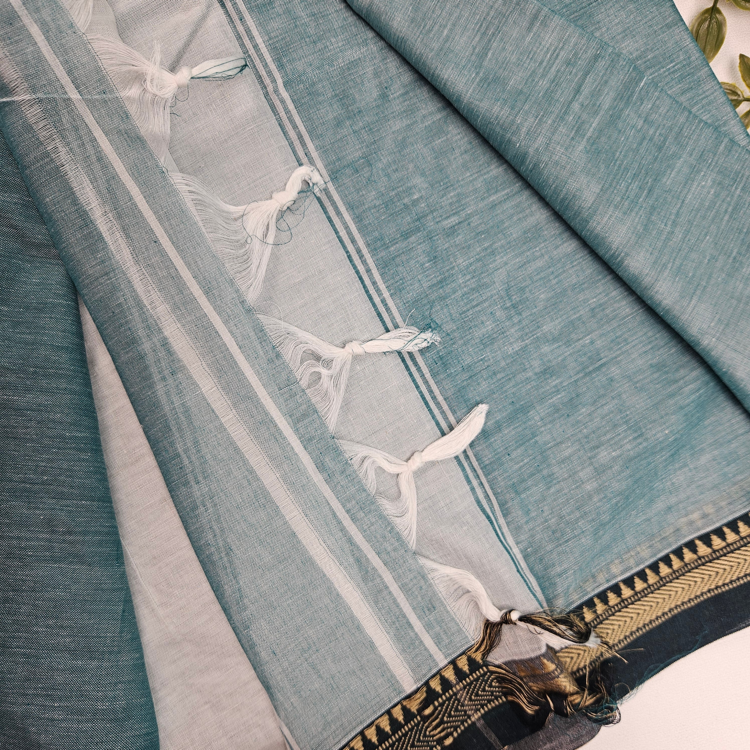 JISB Narayanpet Small Border Cotton Saree