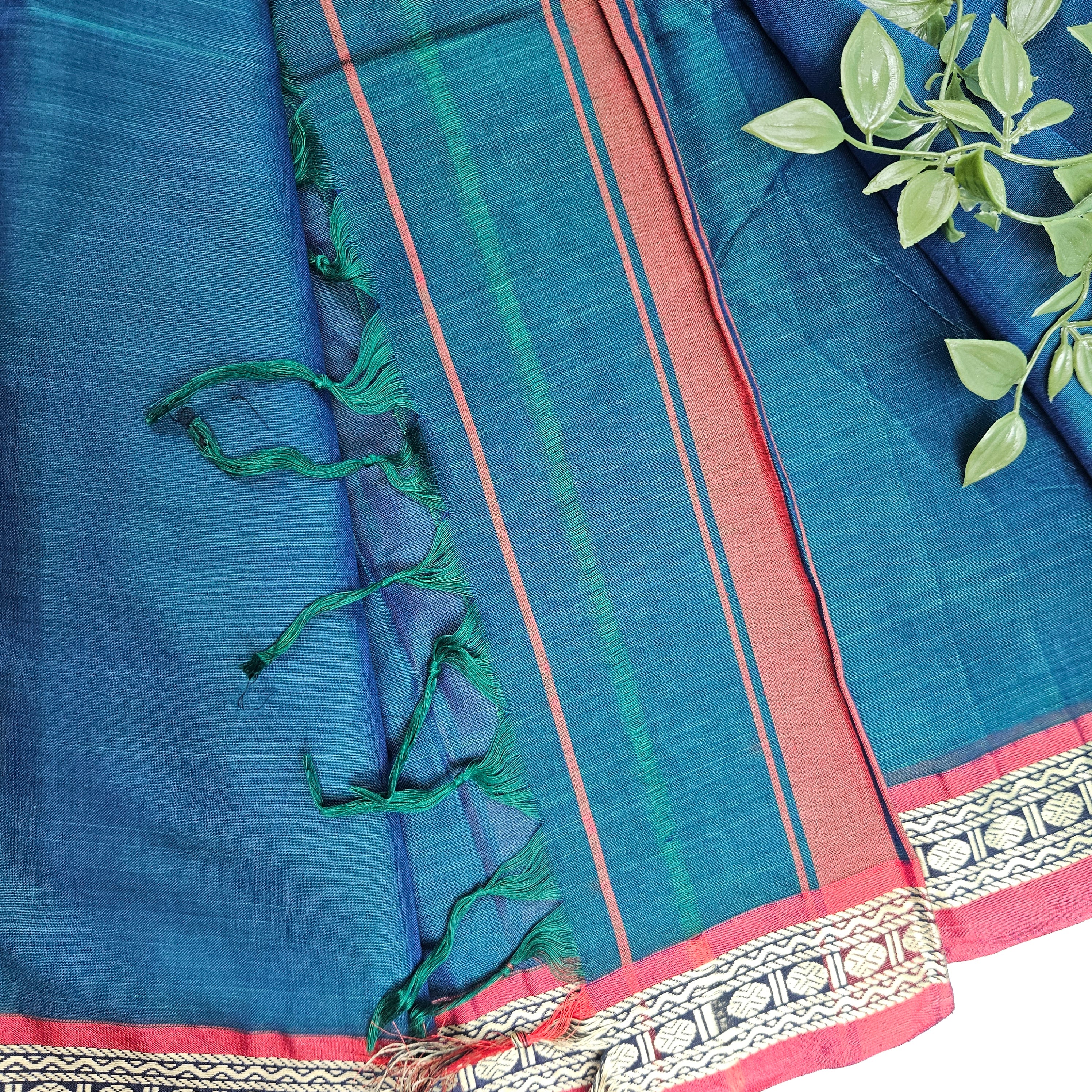 JISB Narayanpet Big Border Cotton Saree