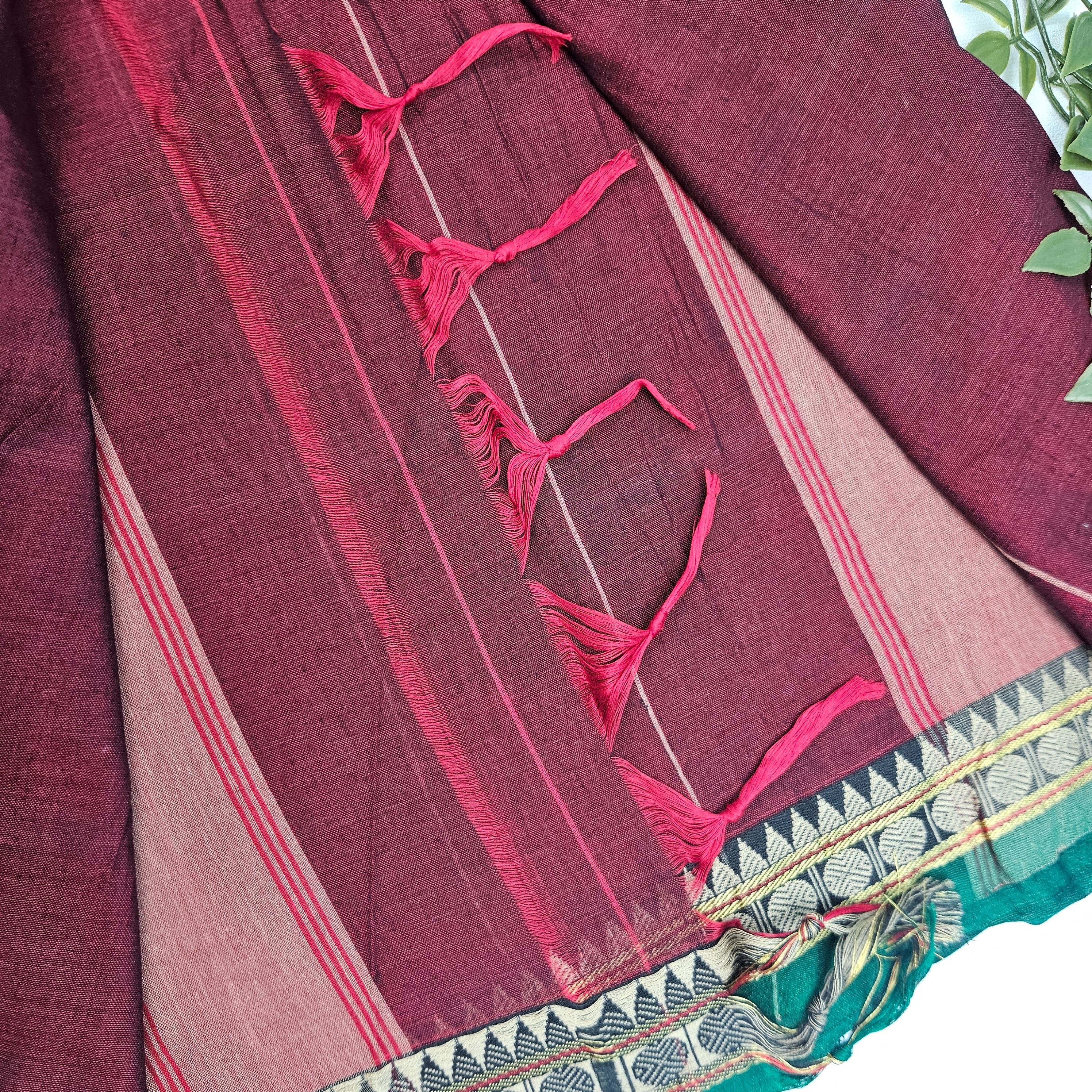 JISB Narayanpet Big Border Cotton Saree