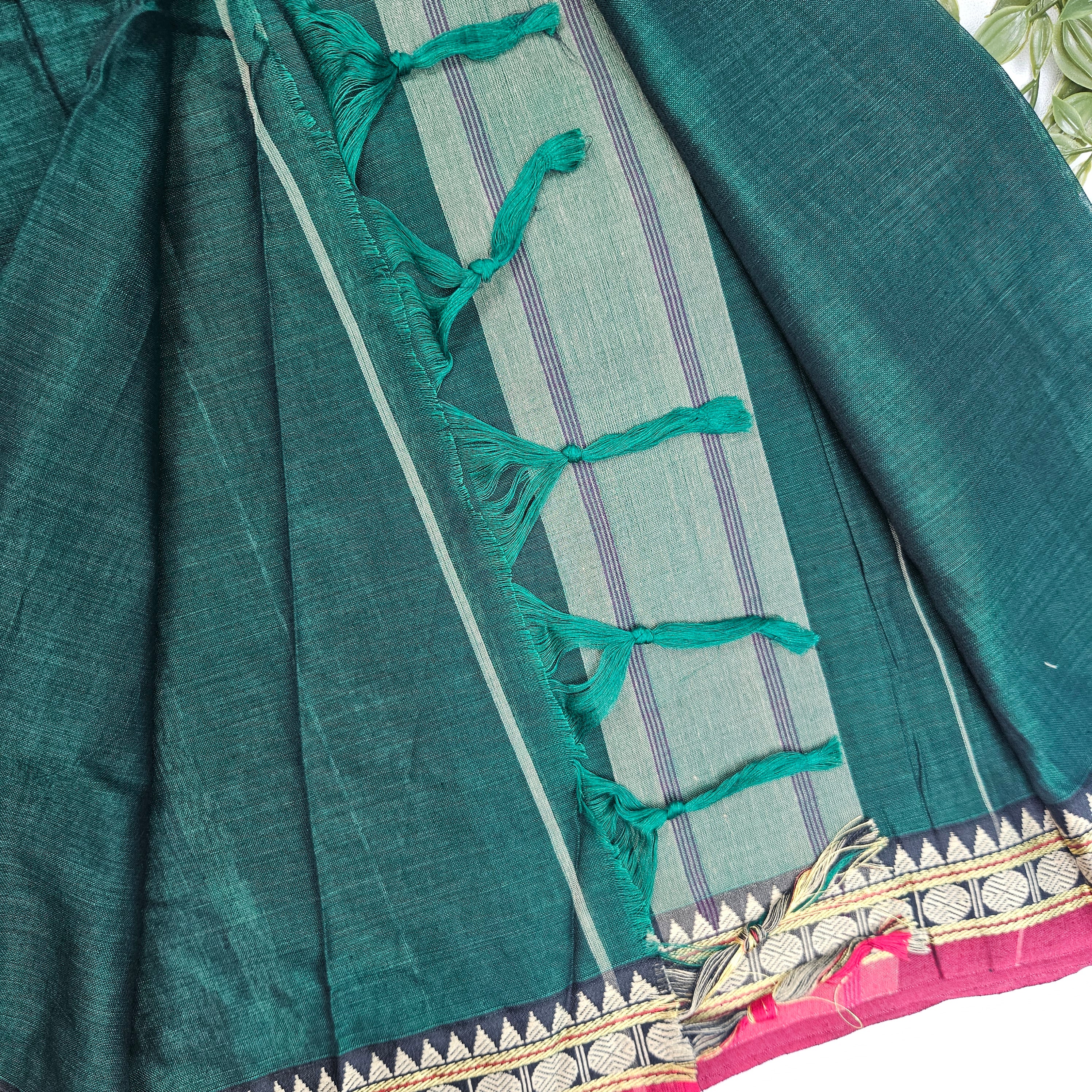 JISB Narayanpet Big Border Cotton Saree