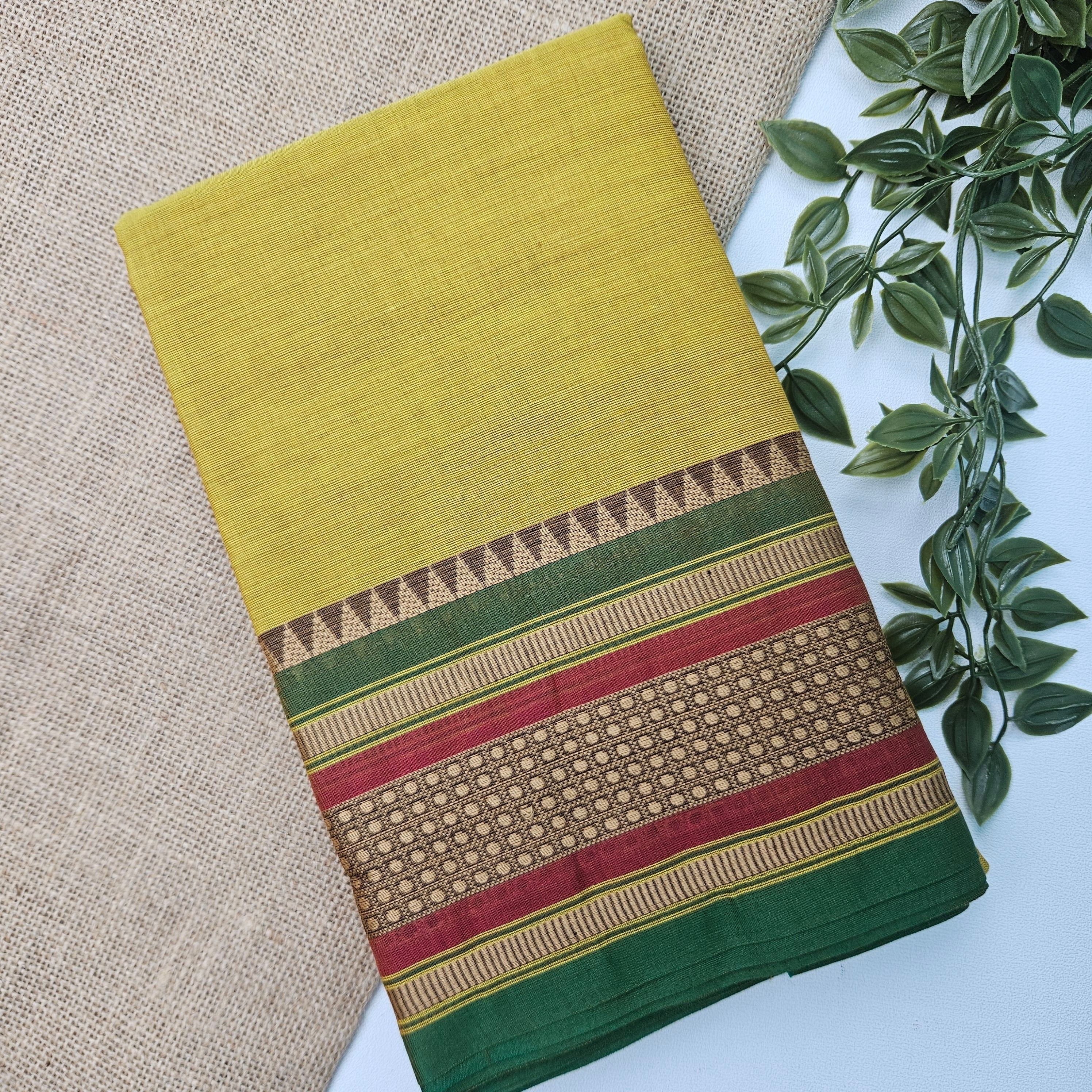 JISB Chettinad Cotton Saree