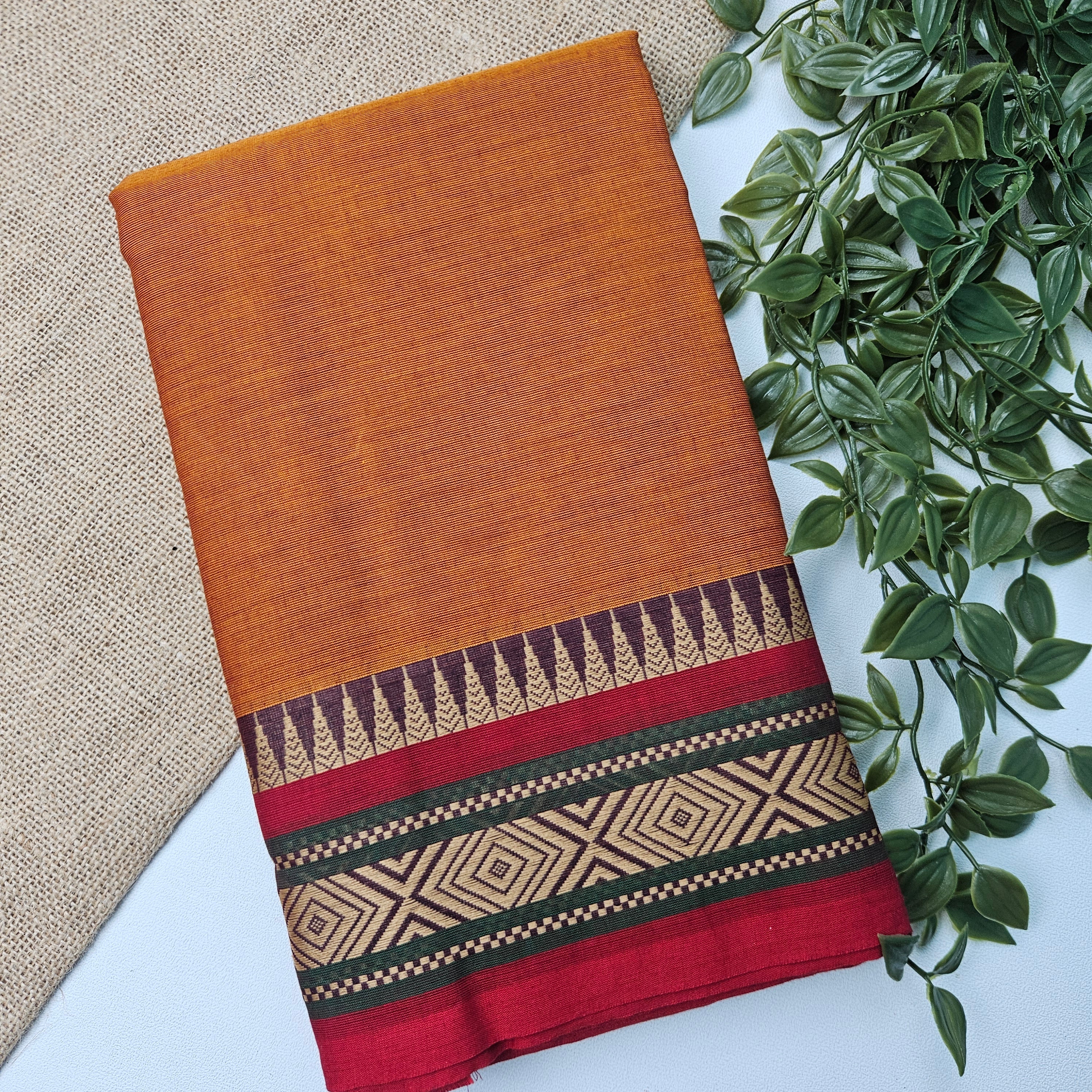 JISB Chettinad Cotton Saree
