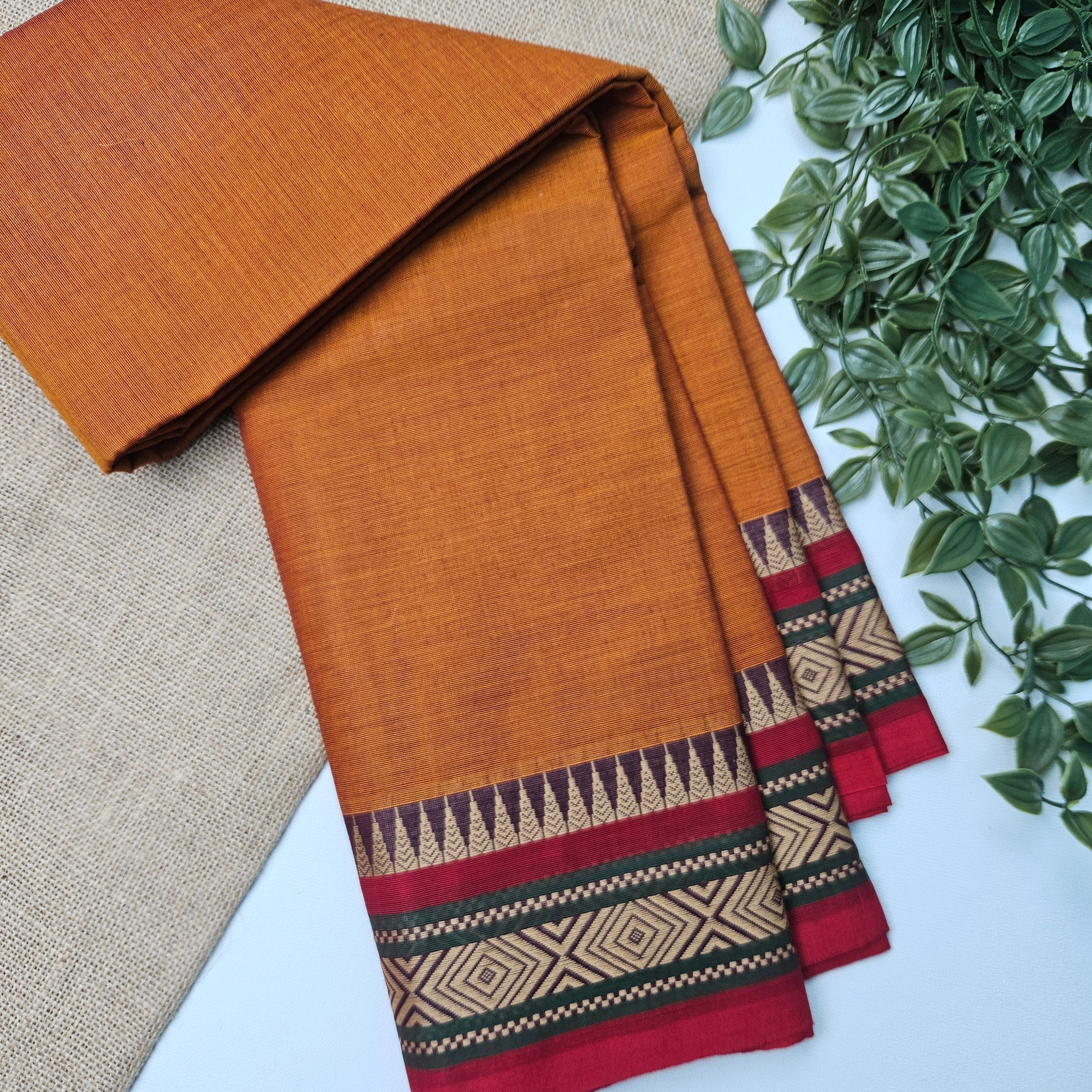JISB Chettinad Cotton Saree