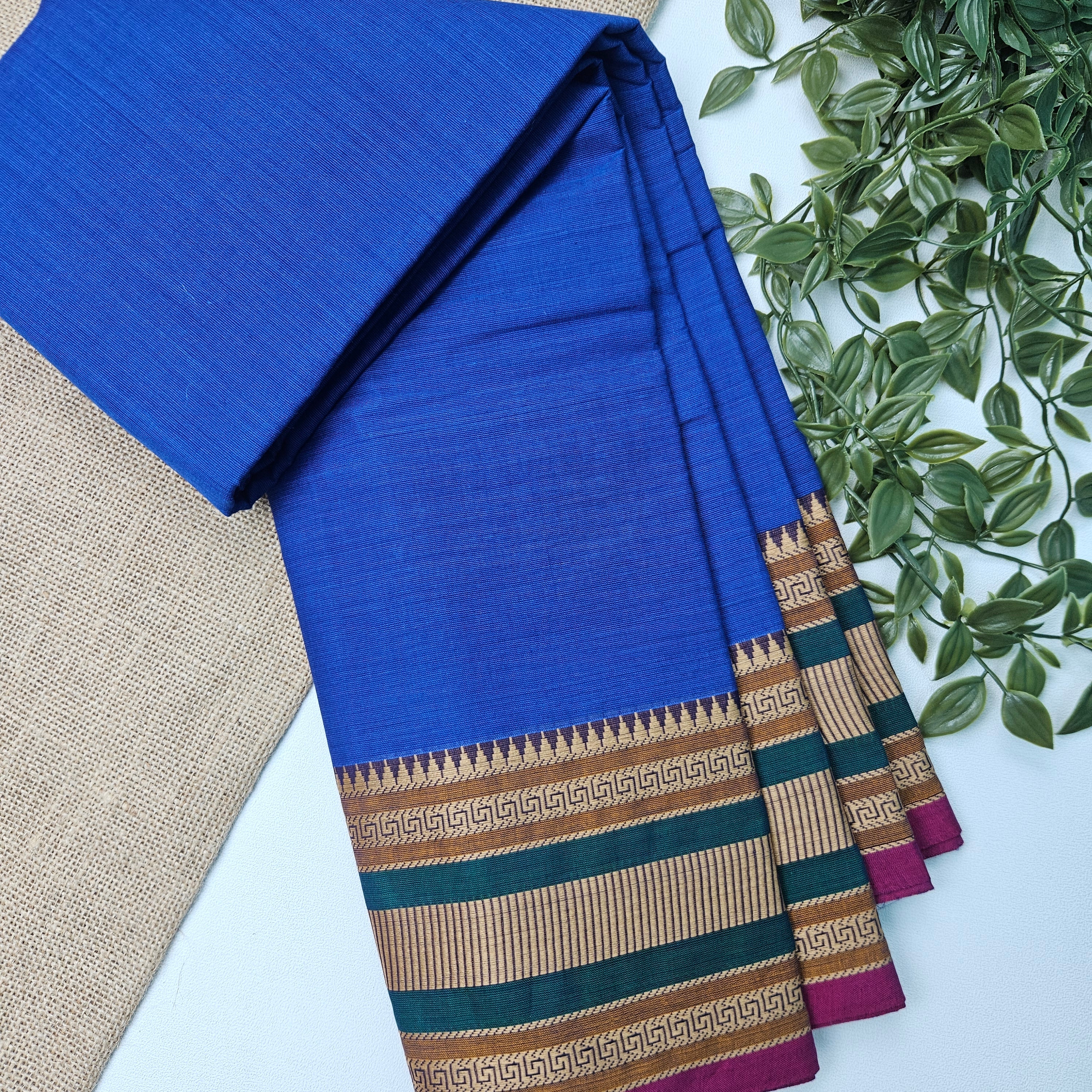 JISB Chettinad Cotton Saree