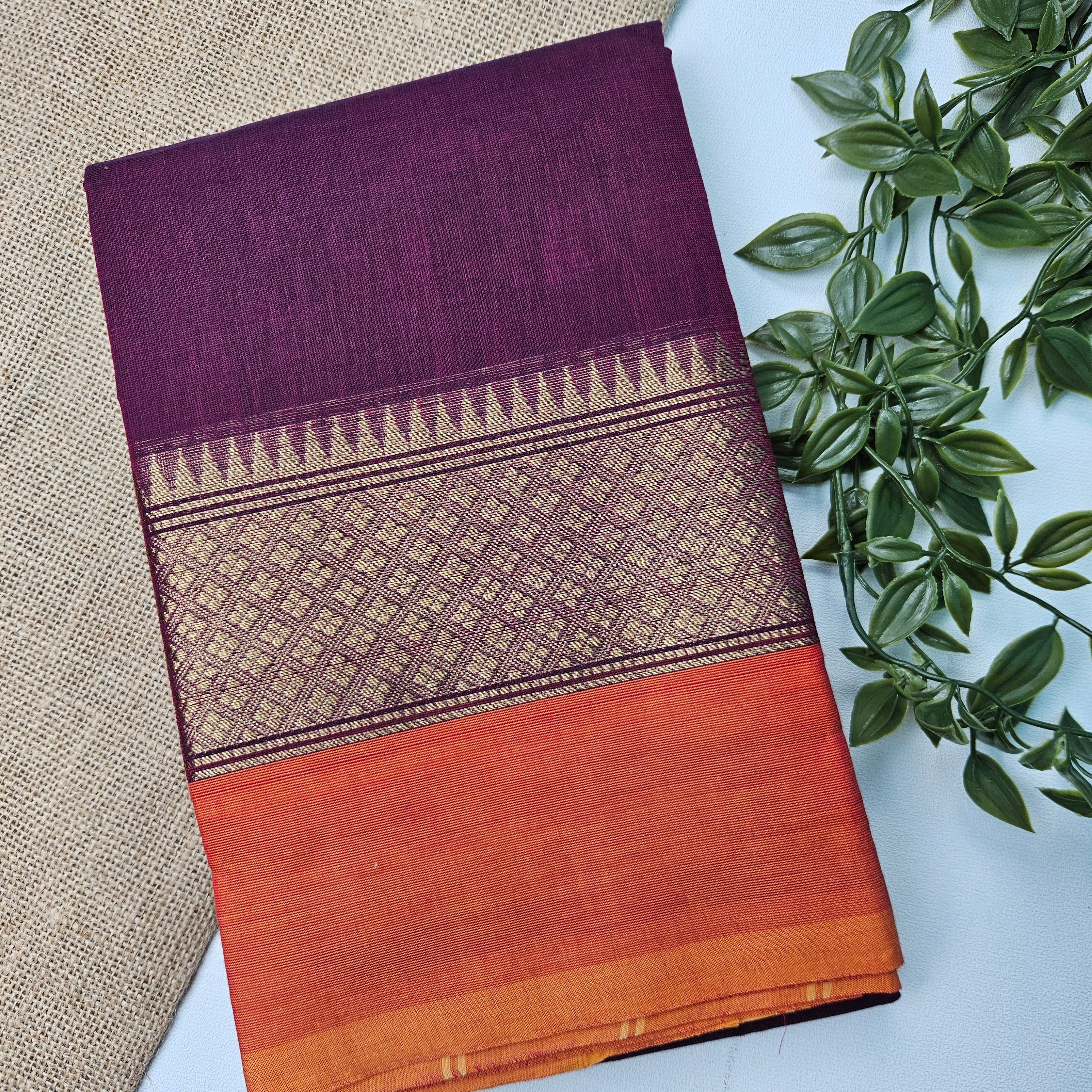 JISB Chettinad Cotton Saree