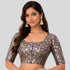 JISB Brocade Normal Elbow Sleeve blouse