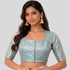 JISB Brocade Normal Elbow Sleeve blouse