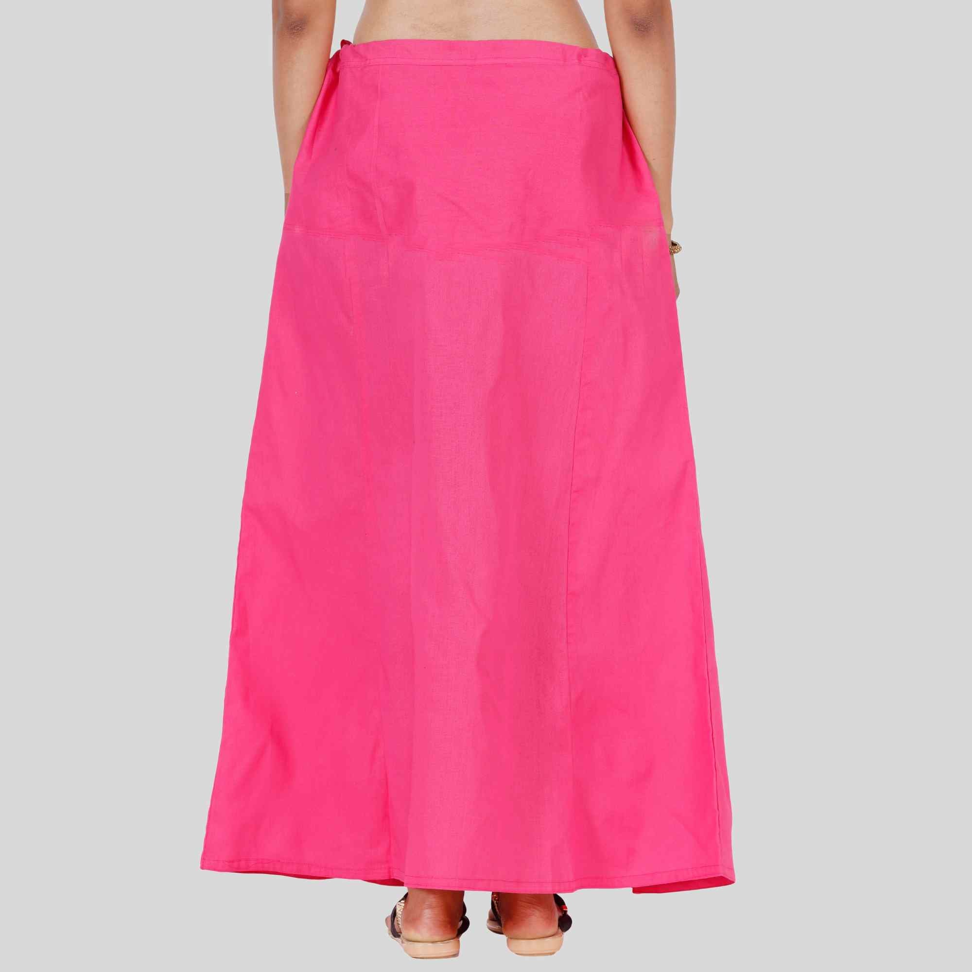 Cotton Petticoat in Pink color