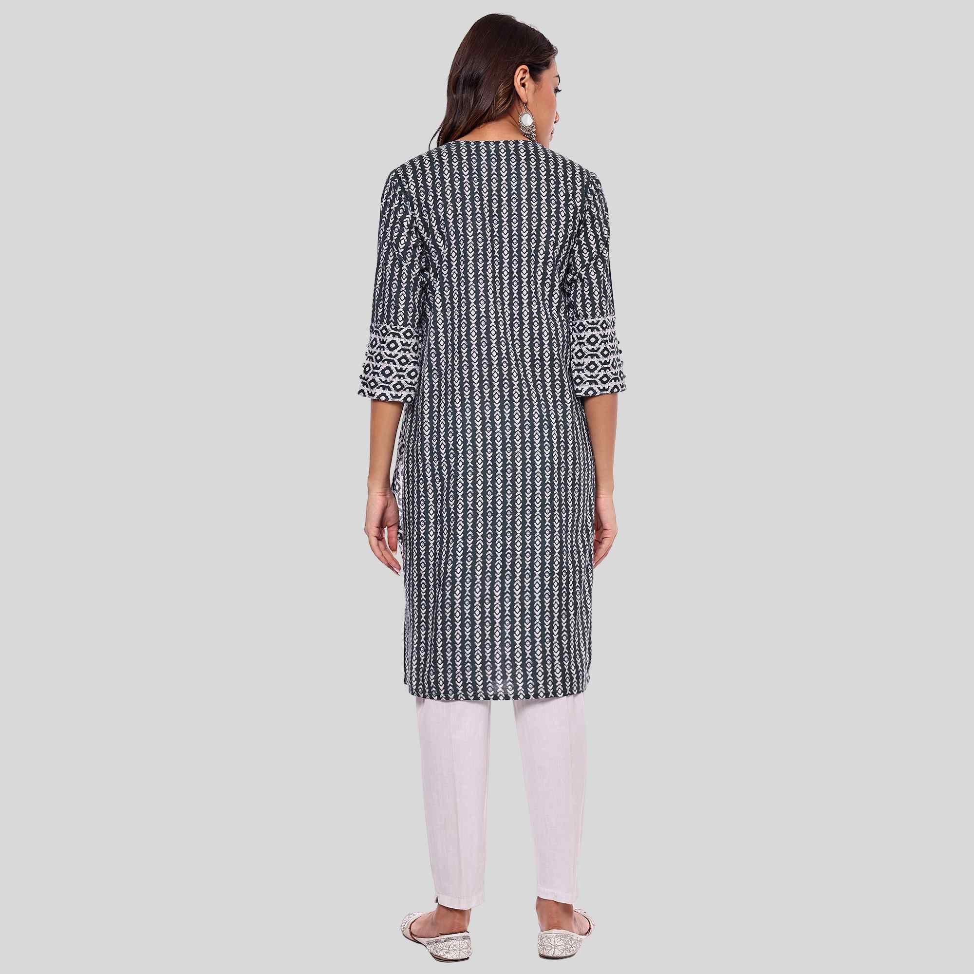 Navy casual wear kurtis 