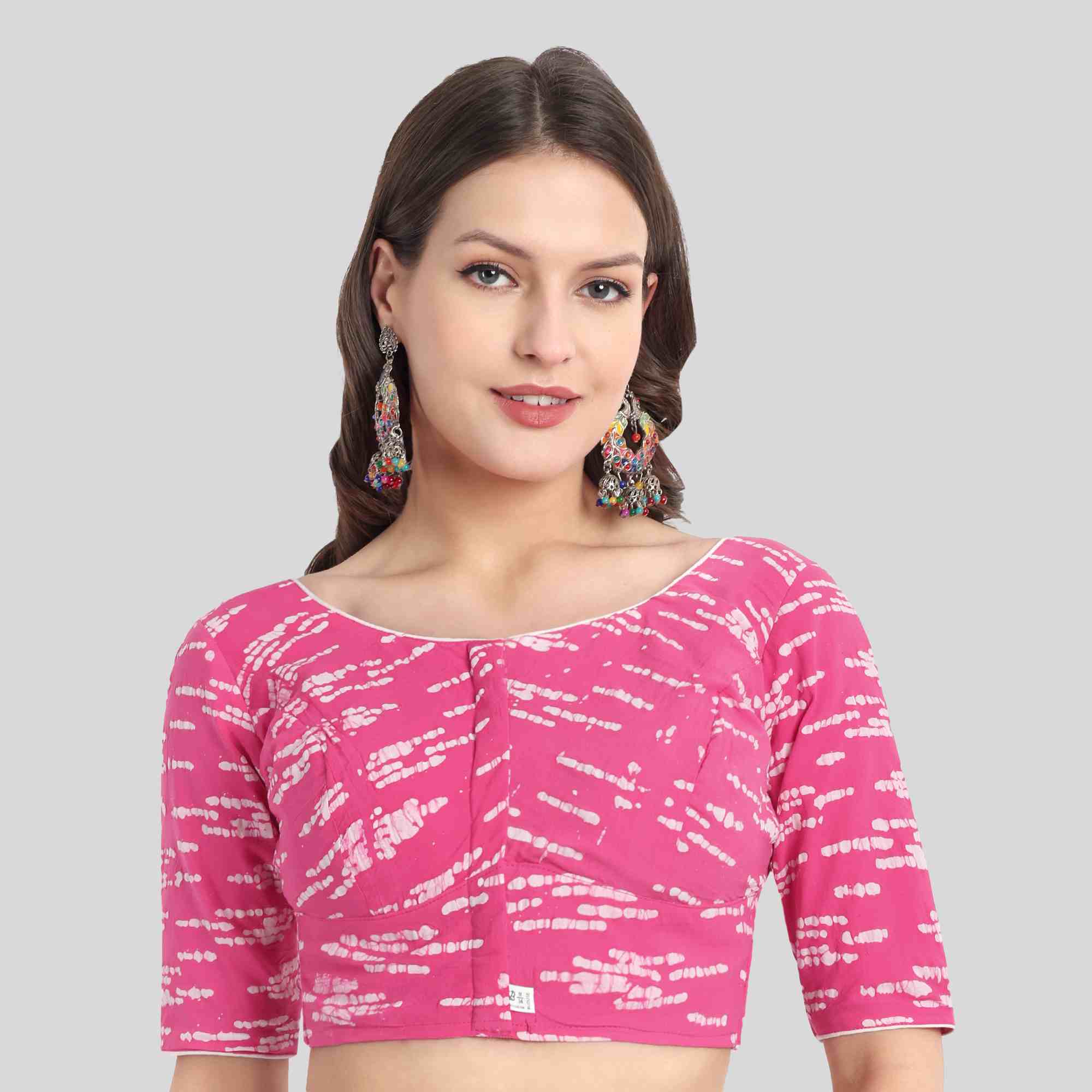 light pink readymade blouse online