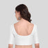 Back U neck blouse 