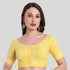 Yellow Lurex Fabric Blouse