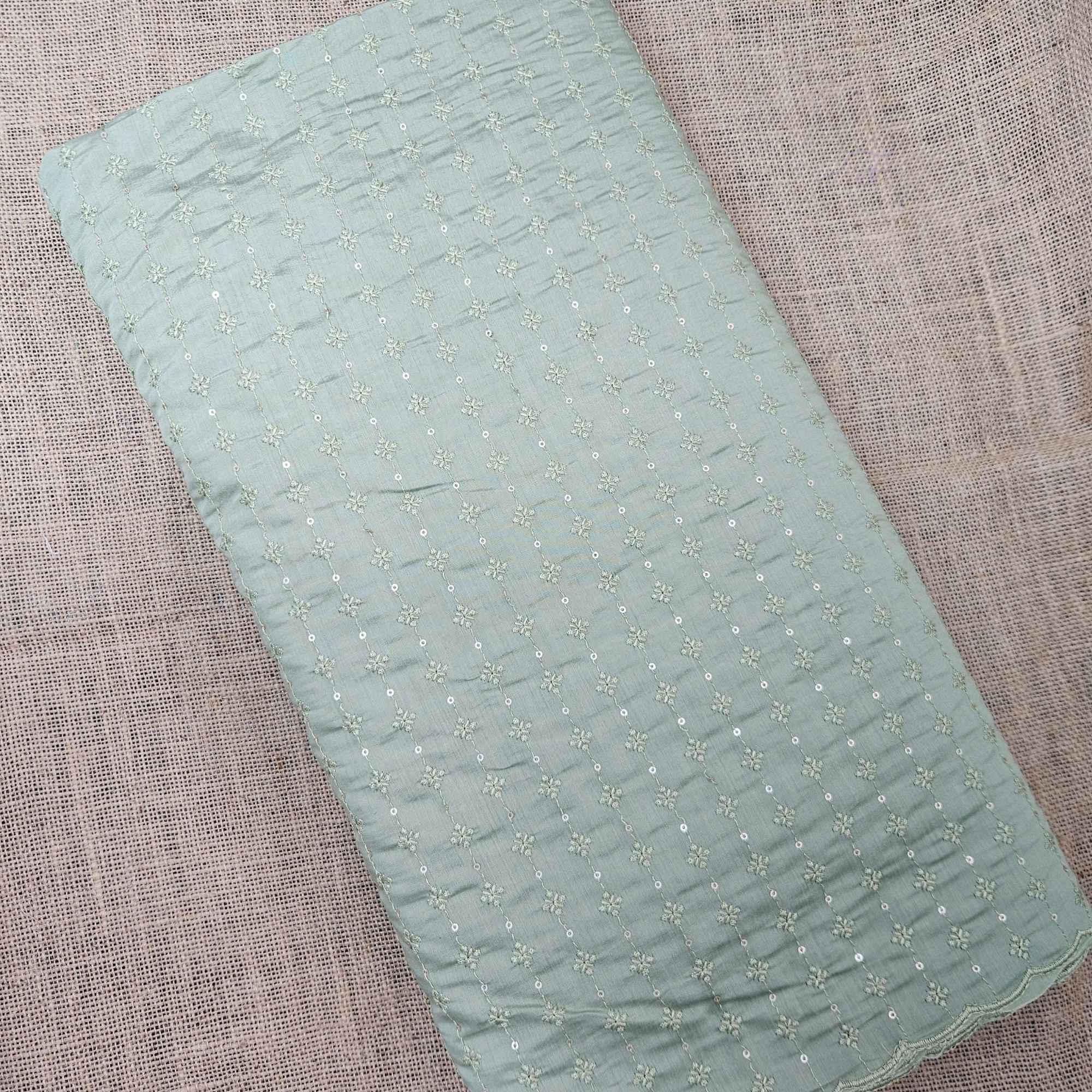 JISB Roman Silk Embroiidery  Fabric