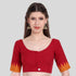 Temple design red blouse
