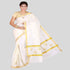 Kasavu Self Design Saree