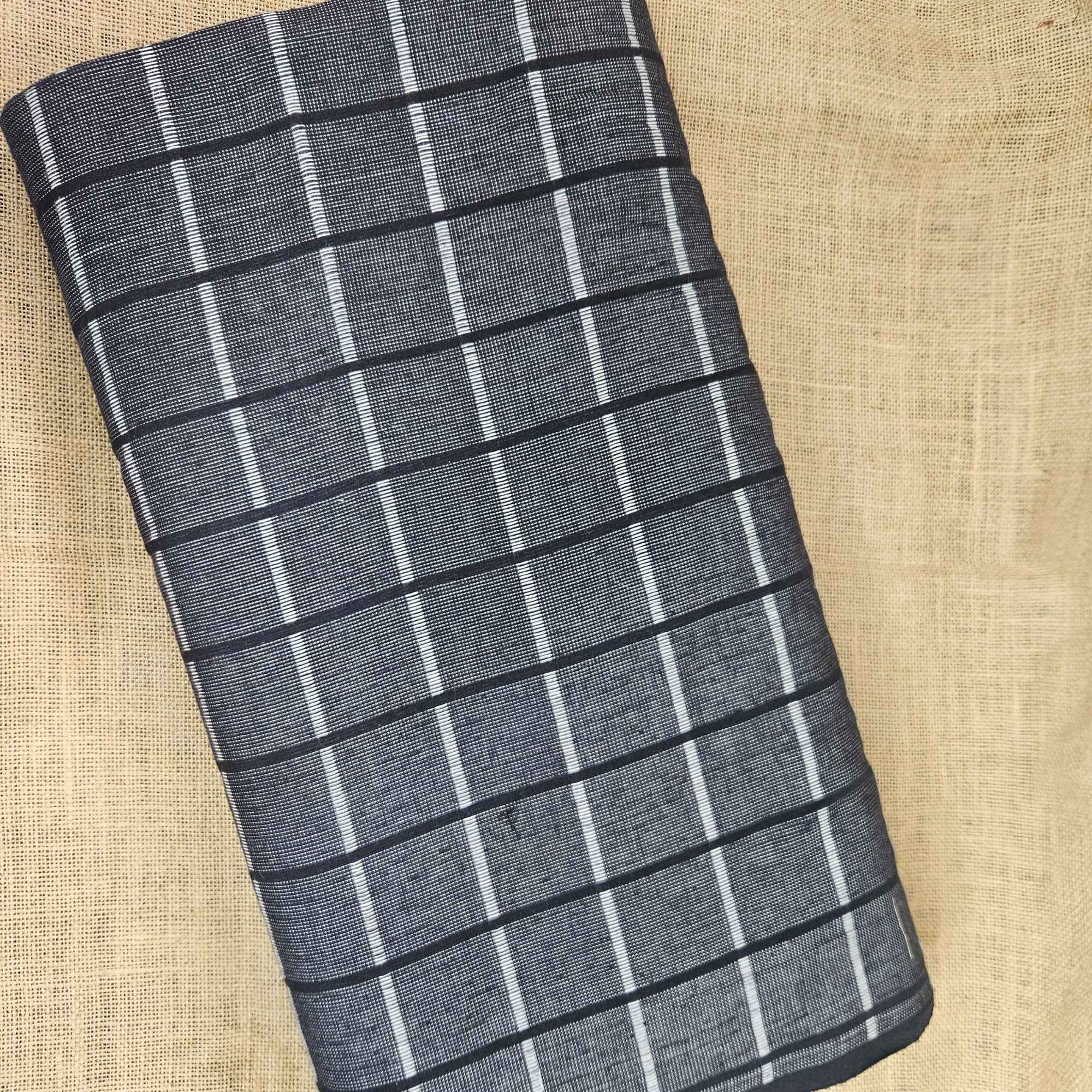 JISB Big Checks Pure Cotton Fabric